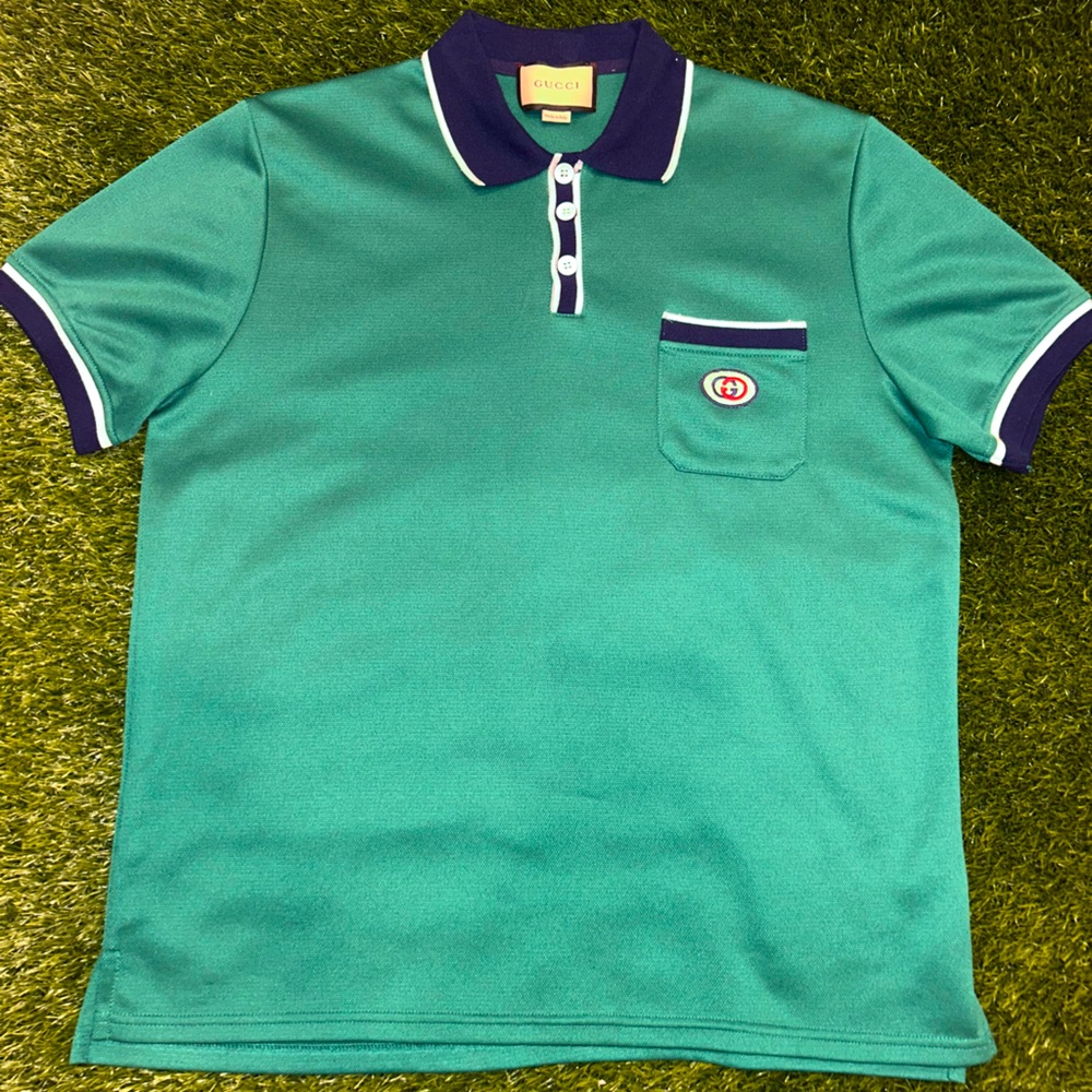 Gucci collar shirt 
Large size